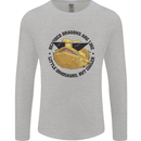 Bearded Dragons Are Like Little Dinosaurs Mens Long Sleeve T-Shirt Sports Grey