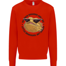 Bearded Dragons Are Like Little Dinosaurs Mens Sweatshirt Jumper Bright Red