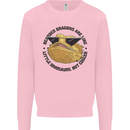 Bearded Dragons Are Like Little Dinosaurs Mens Sweatshirt Jumper Light Pink