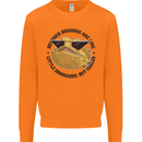 Bearded Dragons Are Like Little Dinosaurs Mens Sweatshirt Jumper Orange