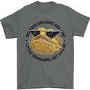 Bearded Dragons Are Like Little Dinosaurs Mens T-Shirt 100% Cotton Charcoal