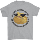 Bearded Dragons Are Like Little Dinosaurs Mens T-Shirt 100% Cotton Sports Grey