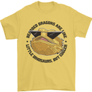 Bearded Dragons Are Like Little Dinosaurs Mens T-Shirt 100% Cotton Yellow