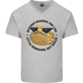 Bearded Dragons Are Like Little Dinosaurs Mens V-Neck Cotton T-Shirt Sports Grey