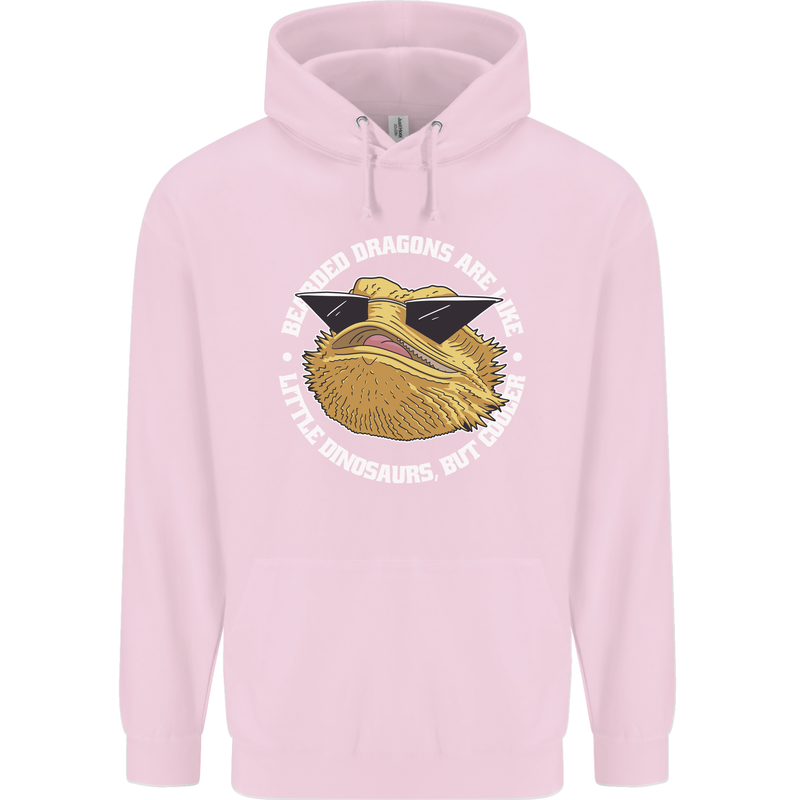 Bearded Dragons Like Little Dinosaurs Childrens Kids Hoodie Light Pink