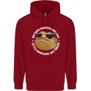 Bearded Dragons Like Little Dinosaurs Childrens Kids Hoodie Red