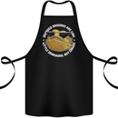 Bearded Dragons Like Little Dinosaurs Cotton Apron 100% Organic Black