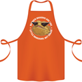 Bearded Dragons Like Little Dinosaurs Cotton Apron 100% Organic Orange