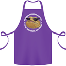 Bearded Dragons Like Little Dinosaurs Cotton Apron 100% Organic Purple
