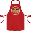 Bearded Dragons Like Little Dinosaurs Cotton Apron 100% Organic Red