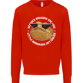 Bearded Dragons Like Little Dinosaurs Kids Sweatshirt Jumper Bright Red