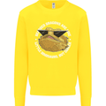 Bearded Dragons Like Little Dinosaurs Kids Sweatshirt Jumper Yellow