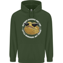 Bearded Dragons Like Little Dinosaurs Mens 80% Cotton Hoodie Forest Green
