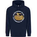 Bearded Dragons Like Little Dinosaurs Mens 80% Cotton Hoodie Navy Blue