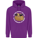 Bearded Dragons Like Little Dinosaurs Mens 80% Cotton Hoodie Purple