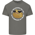 Bearded Dragons Like Little Dinosaurs Mens Cotton T-Shirt Tee Top Charcoal