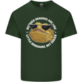 Bearded Dragons Like Little Dinosaurs Mens Cotton T-Shirt Tee Top Forest Green
