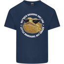 Bearded Dragons Like Little Dinosaurs Mens Cotton T-Shirt Tee Top Navy Blue