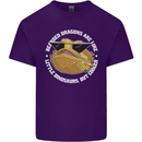 Bearded Dragons Like Little Dinosaurs Mens Cotton T-Shirt Tee Top Purple