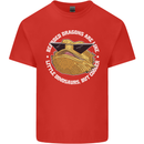 Bearded Dragons Like Little Dinosaurs Mens Cotton T-Shirt Tee Top Red