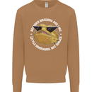 Bearded Dragons Like Little Dinosaurs Mens Sweatshirt Jumper Caramel Latte