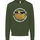 Bearded Dragons Like Little Dinosaurs Mens Sweatshirt Jumper Forest Green