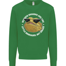 Bearded Dragons Like Little Dinosaurs Mens Sweatshirt Jumper Irish Green