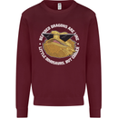 Bearded Dragons Like Little Dinosaurs Mens Sweatshirt Jumper Maroon