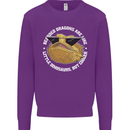 Bearded Dragons Like Little Dinosaurs Mens Sweatshirt Jumper Purple