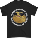 Bearded Dragons Like Little Dinosaurs Mens T-Shirt 100% Cotton Black