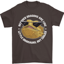 Bearded Dragons Like Little Dinosaurs Mens T-Shirt 100% Cotton Dark Chocolate