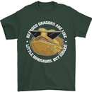 Bearded Dragons Like Little Dinosaurs Mens T-Shirt 100% Cotton Forest Green