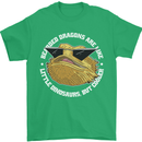 Bearded Dragons Like Little Dinosaurs Mens T-Shirt 100% Cotton Irish Green