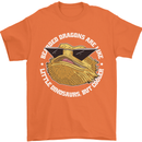 Bearded Dragons Like Little Dinosaurs Mens T-Shirt 100% Cotton Orange