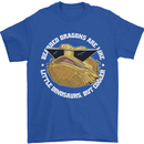 Bearded Dragons Like Little Dinosaurs Mens T-Shirt 100% Cotton Royal Blue
