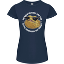 Bearded Dragons Like Little Dinosaurs Womens Petite Cut T-Shirt Navy Blue