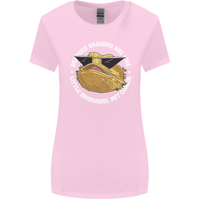 Bearded Dragons Like Little Dinosaurs Womens Wider Cut T-Shirt Light Pink
