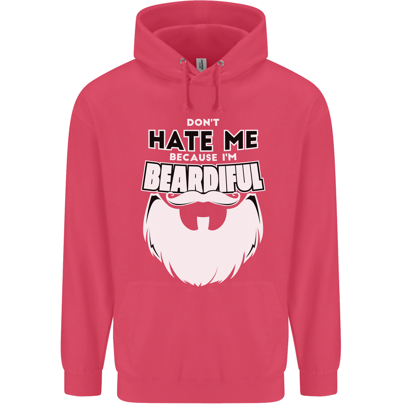 Beardiful Funny Beard Childrens Kids Hoodie Heliconia