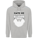 Beardiful Funny Beard Childrens Kids Hoodie Sports Grey