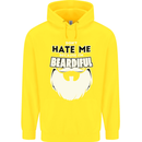 Beardiful Funny Beard Childrens Kids Hoodie Yellow