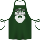 Beardiful Funny Beard Cotton Apron 100% Organic Forest Green
