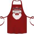 Beardiful Funny Beard Cotton Apron 100% Organic Maroon
