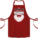 Beardiful Funny Beard Cotton Apron 100% Organic Maroon