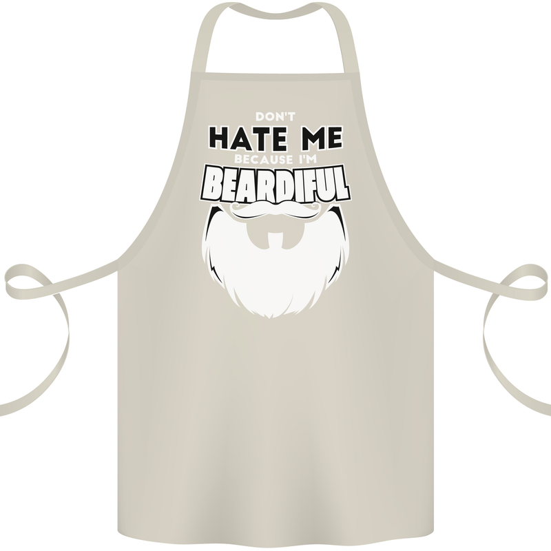 Beardiful Funny Beard Cotton Apron 100% Organic Natural