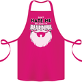 Beardiful Funny Beard Cotton Apron 100% Organic Pink