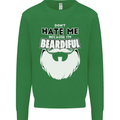 Beardiful Funny Beard Kids Sweatshirt Jumper Irish Green