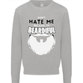 Beardiful Funny Beard Kids Sweatshirt Jumper Sports Grey