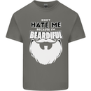 Beardiful Funny Beard Kids T-Shirt Childrens Charcoal