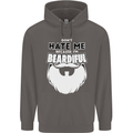 Beardiful Funny Beard Mens 80% Cotton Hoodie Charcoal