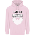 Beardiful Funny Beard Mens 80% Cotton Hoodie Light Pink